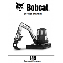 Bobcat - instrukcje napraw - schematy - DTR - service manuals - Bobcat E45